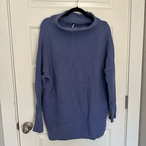 Free People ottoman slouchy tunic in blue/purple